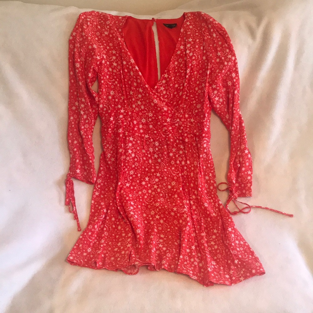 TopShop Red Fireworks Dress!